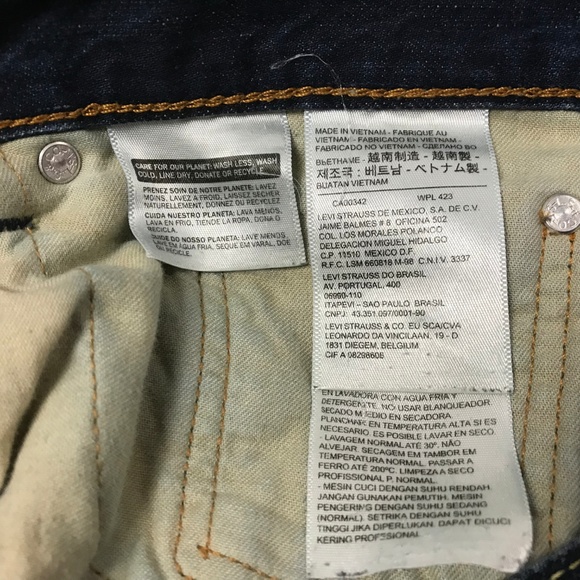 Levi's Jeans Levis Strauss Co 55 Mens Jeans High Rise Blue Poshmark